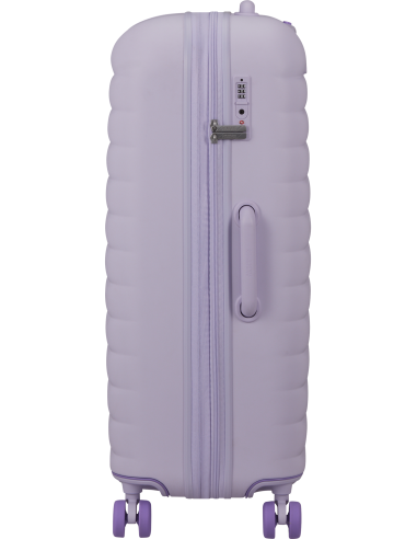Valise soute extensible 78 cm American Tourister Neovibe Fresh Lilac, vue de profil