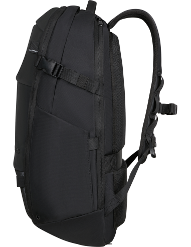 Sac à dos PC extensible 17,3 pouces American Tourister Pacepro Flash Black, vue de profil