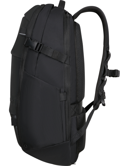 Sac à dos PC extensible 17,3 pouces American Tourister Pacepro Flash Black, vue de profil