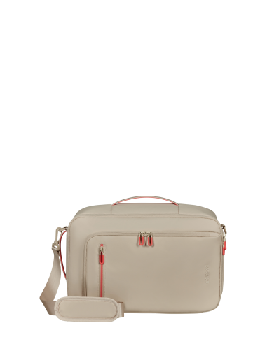 Sac cabine 3-en-1 PC 14 pouces American Tourister Puffypop Beige, référence 156528-1030