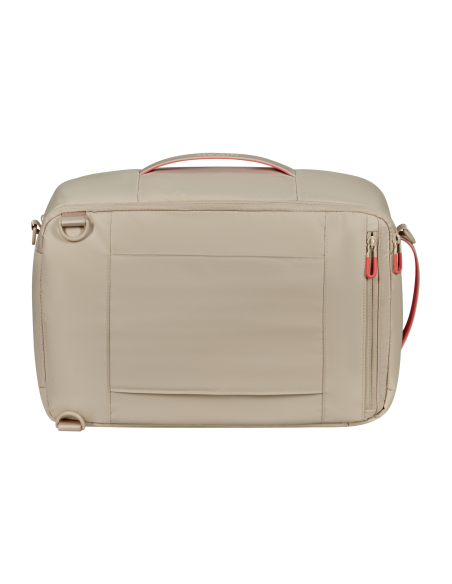 Sac cabine 3-en-1 PC 14 pouces American Tourister Puffypop Beige, vue arrière