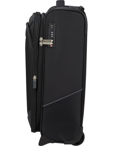 Valise cabine 2 roues 55 cm American Tourister SummerRide Noir, vue de profil