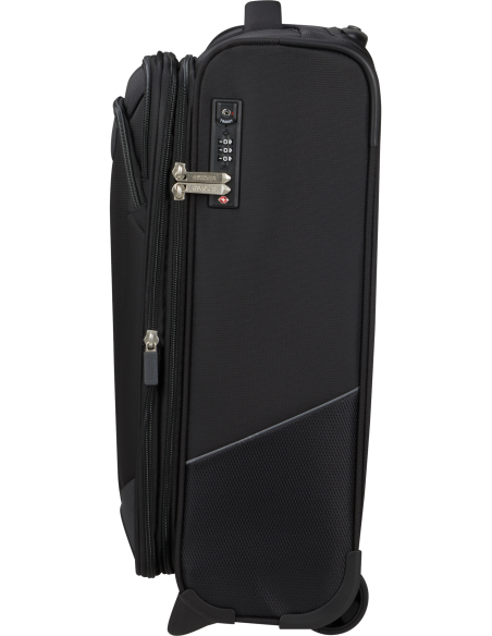 Valise cabine 2 roues 55 cm American Tourister SummerRide Noir, vue de profil