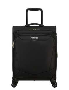 Valise cabine 4 roues 55 cm American Tourister SummerRide Noir, référence 149498-1041