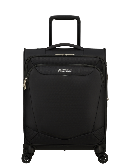 Valise cabine 4 roues 55 cm American Tourister SummerRide Noir, référence 149498-1041