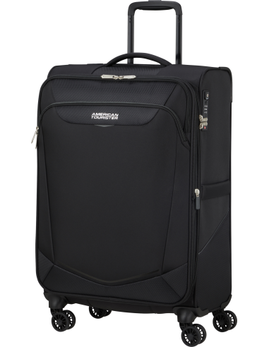 Valise soute 69 cm American Tourister SummerRide Noir, vue de trois quarts