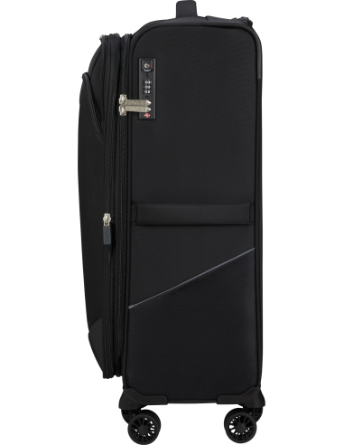 Valise soute 69 cm American Tourister SummerRide Noir, vue de profil