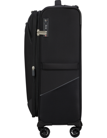 Valise soute 69 cm American Tourister SummerRide Noir, vue de profil