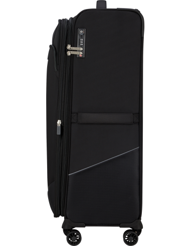 Valise soute XL 80 cm American Tourister SummerRide Noir, vue de profil