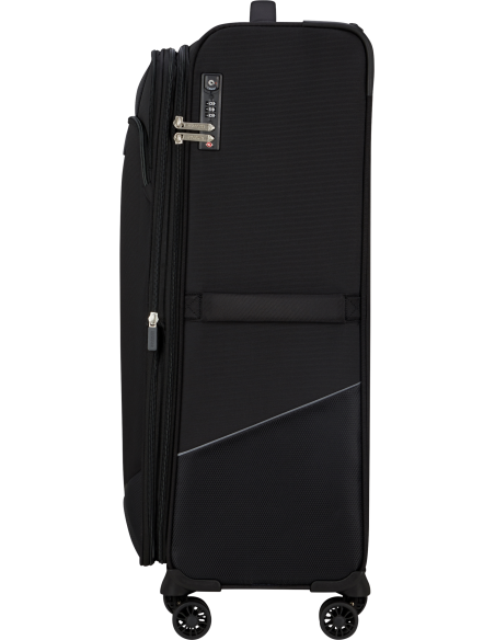 Valise soute XL 80 cm American Tourister SummerRide Noir, vue de profil