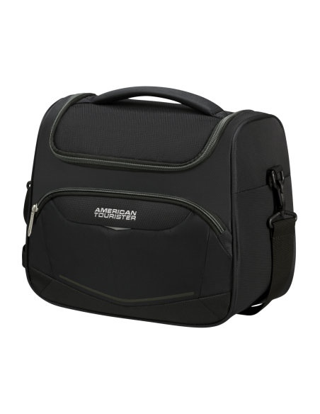 Vanity 32 cm American Tourister SummerRide Noir, vue de trois quarts