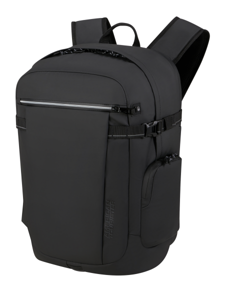 Sac à dos PC 15,6 pouces American Tourister Upventure Noir, vue de trois quarts
