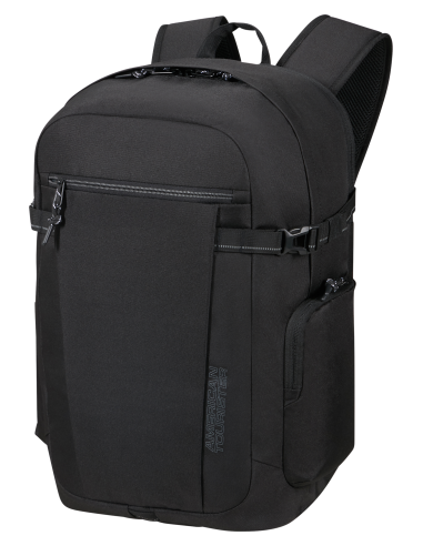 Sac à dos PC 17,3 pouces American Tourister Upventure Noir, vue de trois quarts