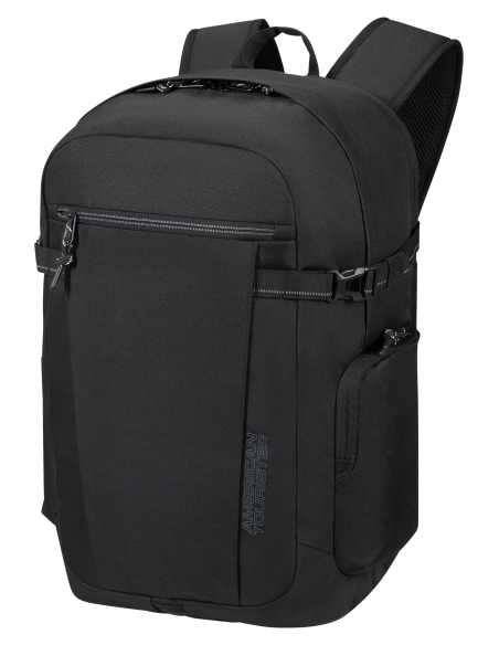 Sac à dos PC 17,3 pouces American Tourister Upventure Noir, vue de trois quarts