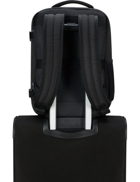 Sac à dos S 40 cm American Tourister Take2cabin Noir, passant sur une valise
