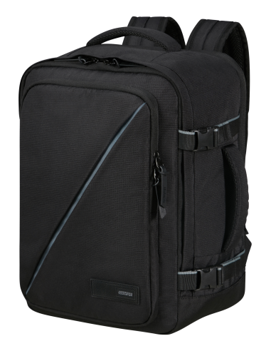 Sac à dos S/M PC 15,6 pouces American Tourister Take2cabin Noir, vue de trois quarts