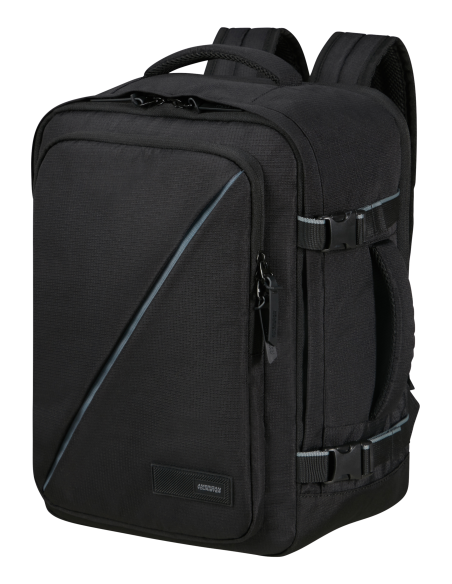 Sac à dos S/M PC 15,6 pouces American Tourister Take2cabin Noir, vue de trois quarts
