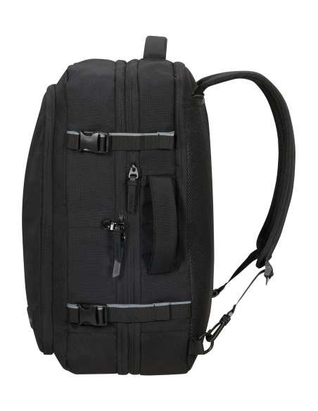 Sac à dos L extensible PC 17,3 pouces American Tourister Take2cabin Noir, vue de profil