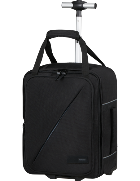 Sac à dos S/M à roulettes 40 cm American Tourister Take2cabin Noir, vue de trois quarts