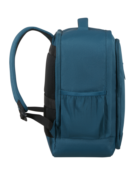 Sac à dos Sport S/M PC 15,6 pouces American Tourister Take2cabin Harbor Blue, vue de profil