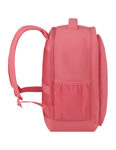 Sac à dos Puff S/M PC 15,6 pouces American Tourister Take2cabin Pink Glitch, vue de profil
