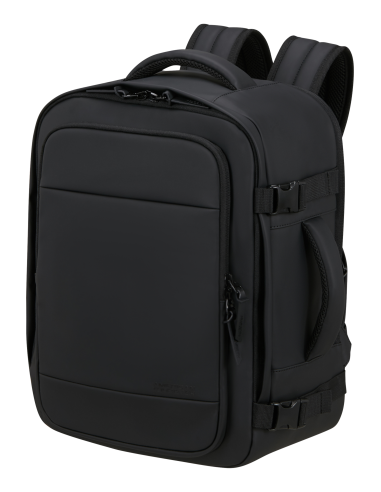 Sac à dos Mono S/M PC 15,6 pouces American Tourister Take2cabin Noir, vue de trois quarts