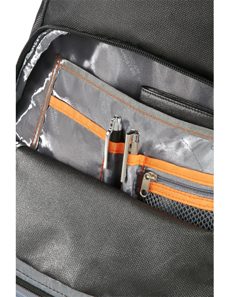 Sac à dos PC 15,6 pouces American Tourister Urban Groove Noir, détail de l’organisation intérieure