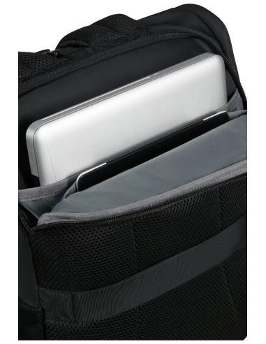 Sac à dos roll-top PC 15,6 pouces American Tourister Urban Groove Noir, compartiment ordinateur