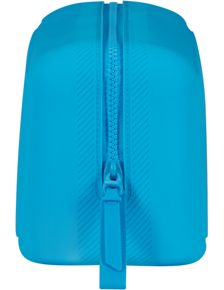 Trousse de toilette silicone 25 cm American Tourister Urban Groove Azure Blue, vue de profil