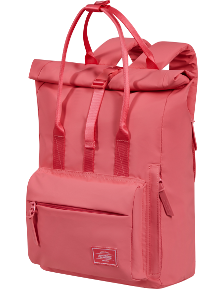 Sac à dos Puff 36 cm American Tourister Urban Groove Pink Glitch, vue de trois quarts