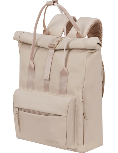 Sac à dos Mono 36 cm American Tourister Urban Groove Beige, vue de trois quarts