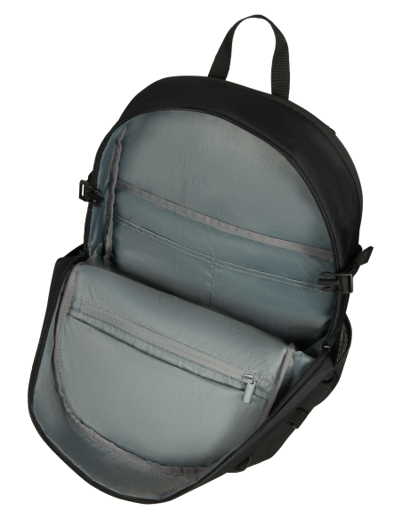 Sac à dos PC 15,6 pouces 48 cm American Tourister Urban Groove Noir, compartiment ouvert et sangles