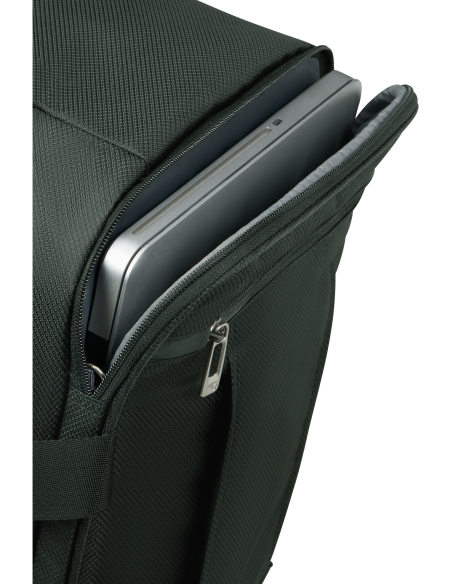 Sac 3-en-1 40 cm Samsonite Respark Forest Green, détail du compartiment ordinateur