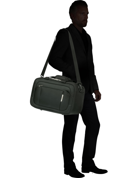 Sac 3-en-1 40 cm Samsonite Respark Forest Green, sac porté à l’épaule