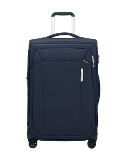 Valise soute 4 roues extensible 67 cm Samsonite Respark Bleu Nuit, référence 143330-1549