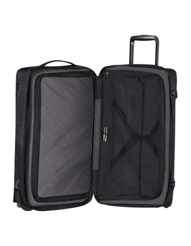 Sac de voyage 2 roues 68 cm American Tourister Urban Track Asphalt Black, compartiment ouvert et rangements