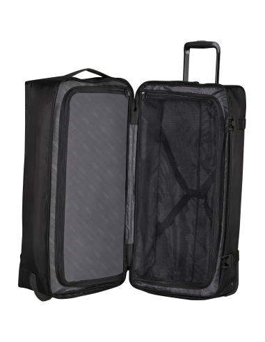 Sac de voyage 2 roues 78,5 cm American Tourister Urban Track Asphalt Black, compartiment ouvert et rangements