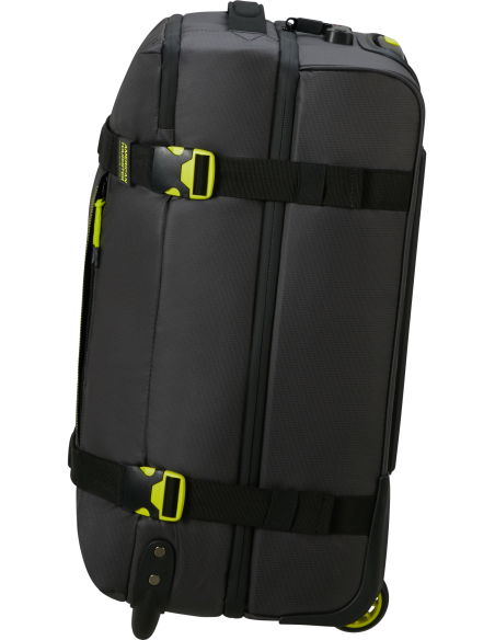 Sac de voyage Coated 55 cm American Tourister Urban Track Black/Lime, vue de profil