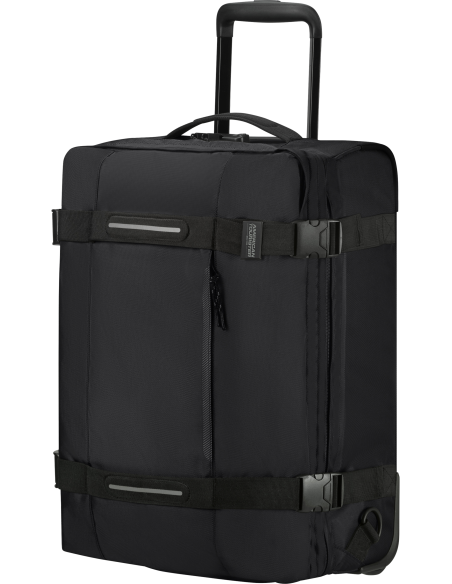Sac à dos 2 roues 55 cm American Tourister Urban Track Asphalt Black, vue de trois quarts
