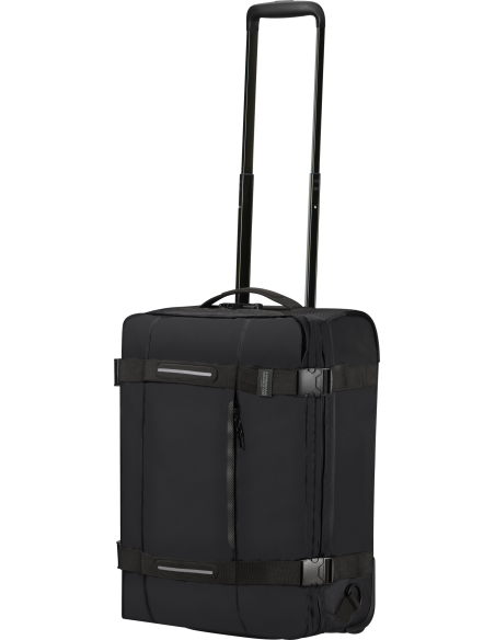 Sac à dos 2 roues 55 cm American Tourister Urban Track Asphalt Black, poignée télescopique déployée