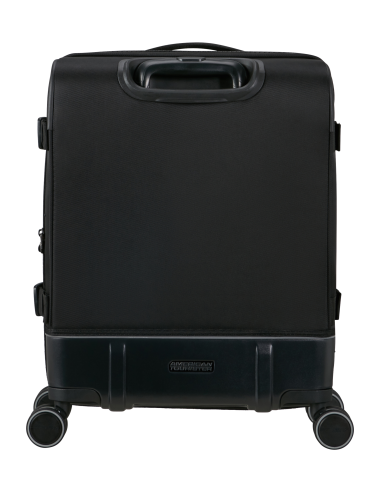 Valise cabine 4 roues 55 cm American Tourister Urban Track Asphalt Black, vue arrière