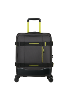 Valise cabine Coated 55 cm American Tourister Urban Track Black/Lime, réf. 154675-A185