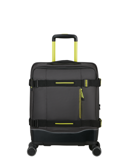 Valise cabine Coated 55 cm American Tourister Urban Track Black/Lime, réf. 154675-A185