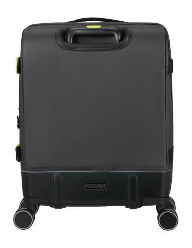 Valise cabine Coated 55 cm American Tourister Urban Track Black/Lime, vue arrière