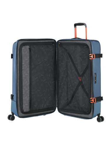 Valise soute Coated 79 cm American Tourister Urban Track Navy/Orange, compartiment ouvert et rangements
