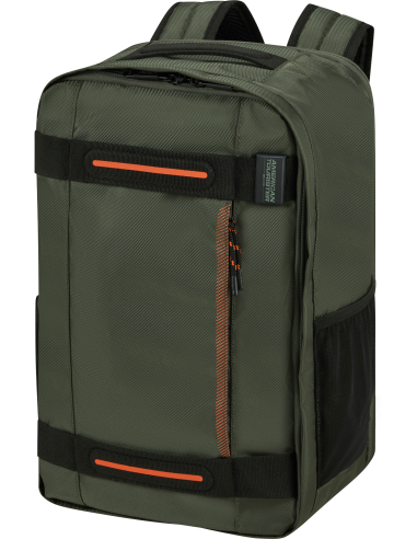 Sac à dos PC 14 pouces American Tourister Urban Track Dark Khaki, vue de trois quarts