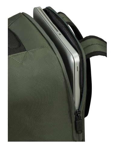 Sac à dos PC 14 pouces American Tourister Urban Track Dark Khaki, rangement ordinateur