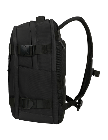 Sac à dos PC 15,6 pouces American Tourister Urban Track Asphalt Black, vue de profil