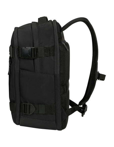 Sac à dos PC 15,6 pouces American Tourister Urban Track Asphalt Black, vue de profil