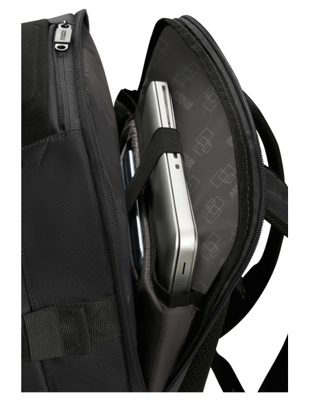 Sac à dos PC 15,6 pouces American Tourister Urban Track Asphalt Black, rangement ordinateur
